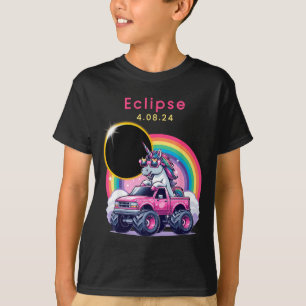 T-shirt Fille camion monstre éclipse solaire totale