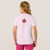 T-shirt Fille Canada Sweatshirt Chemises souvenirs pour en (Dos entier)