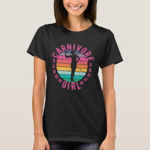 T-SHIRT FILLE CARNIVORE MANGEUSE DE VIANDE STEAK MIGNONNE