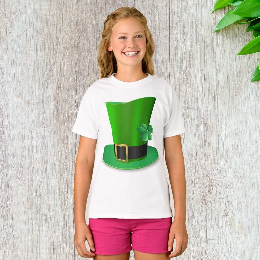T-shirt fille Casquette grand Jour de la Saint Pat