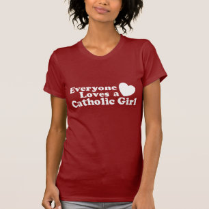 T-shirt Fille catholique