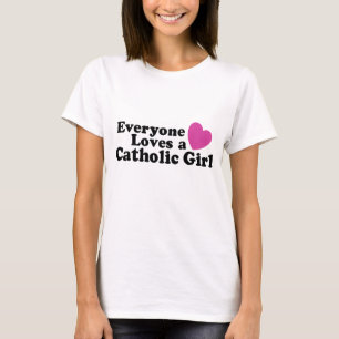 T-shirt Fille catholique