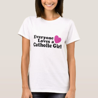 T-shirt Fille catholique