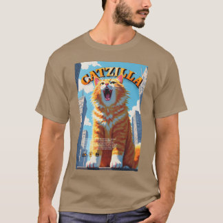 T-shirt fille catzilla