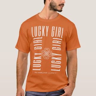T-shirt Fille chanceuse