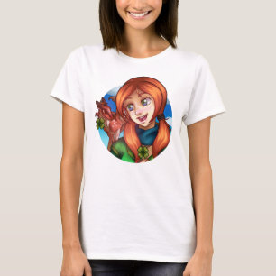T-shirt Fille chanceuse