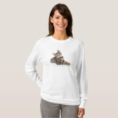 T-Shirt Fille Chat (Devant entier)