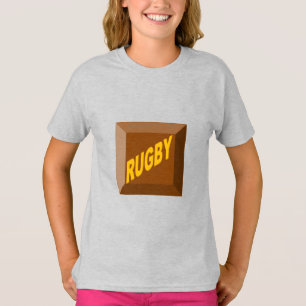 T-shirt Fille CHOCOLAT RUGBY