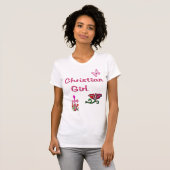 T-shirt Fille chrétienne (Devant entier)