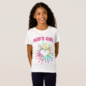T-shirt FILLE CHRÉTIENNE DE DIEU (Devant entier)