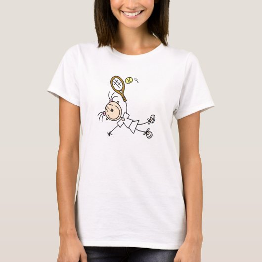 T-shirt Fille cinq de tennis (Devant)