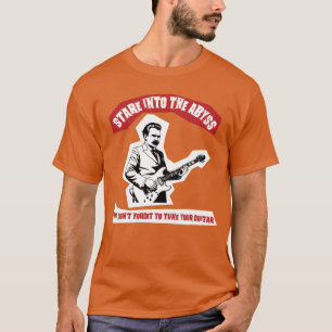 T-shirt Fille citation maudite guitare Nietzsche