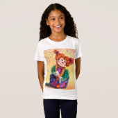 T-shirt fille clown (Devant entier)