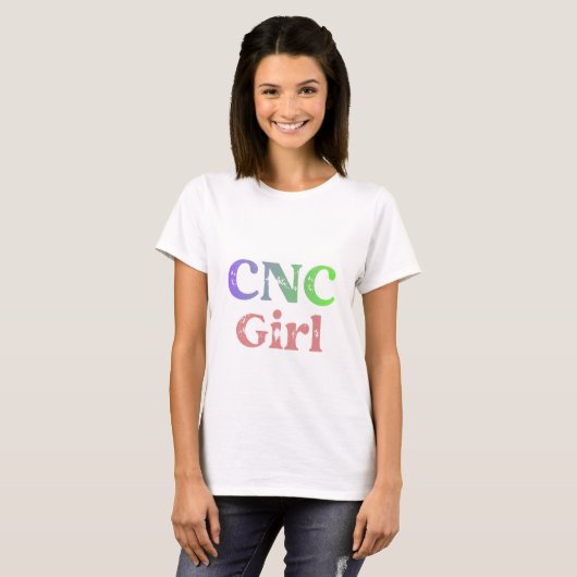 T-shirt Fille CNC (Devant entier)