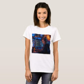 T-Shirt Fille Codeuse Cyberpunk - Esthétique Gamin (Devant entier)