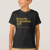 T-shirt Fille - Concours de beauté (Devant)