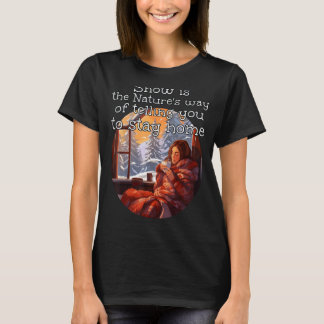T-shirt Fille confortable avec boisson chaude avec couvert