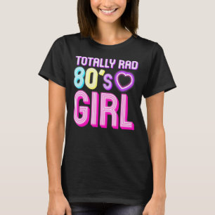 T-shirt Fille Cool Des Années 80 Pour Femmes Filles Enfant