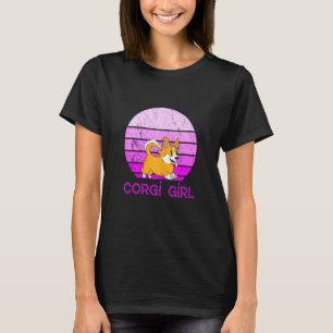 T-shirt Fille Corgi Pembroke Welsh Corgi Chien Animal De C