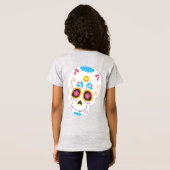 T-shirt fille crâne (Dos entier)