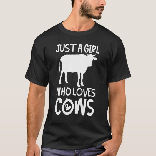 T-shirt Fille d'amour de vache (Devant)