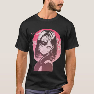 T-shirt Fille d'anime élégante