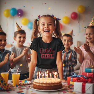 T-Shirt Fille d'anniversaire