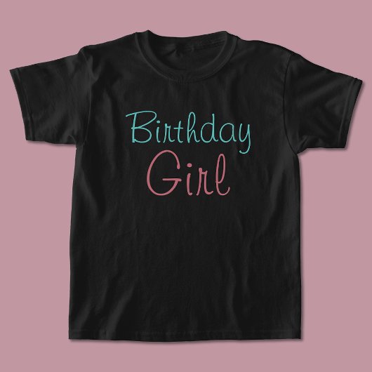 T-shirt Fille d'anniversaire
