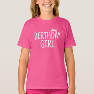 T-shirt Fille d'anniversaire