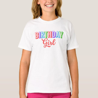 T-shirt Fille d'anniversaire