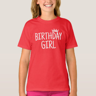 T-shirt Fille d'anniversaire