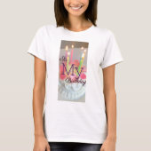 T-shirt Fille d'anniversaire (Devant)