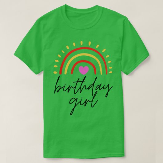T-shirt Fille d'anniversaire 33 (Design devant)