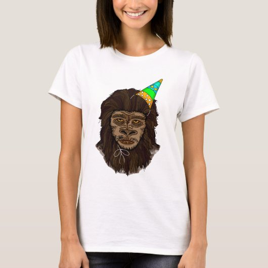 T-shirt Fille d'anniversaire Bigfoot (Devant)