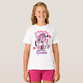 T-shirt Fille d'anniversaire Cinq 5 | Spa | (Devant entier)