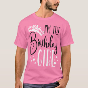 T-shirt Fille d'anniversaire personnalisées Escouade d'ann