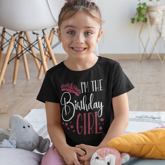 T-shirt Fille d'anniversaire personnalisées Escouade d'ann