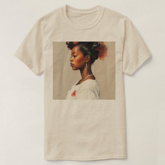 T-shirt Fille dans le tableau (Design devant)