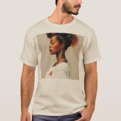 T-shirt Fille dans le tableau (Devant)