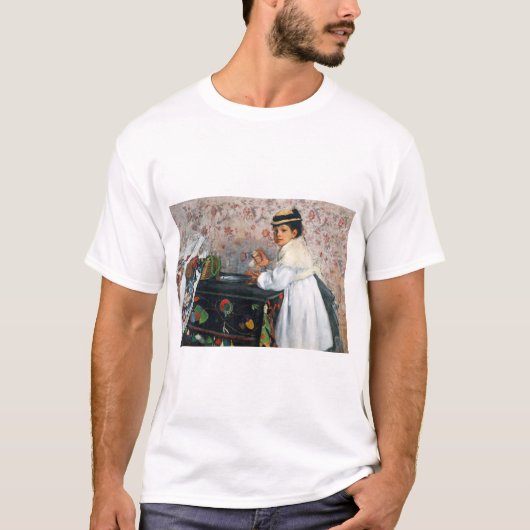 T-shirt Fille dans un Casquette, Edgar Degas (Devant)