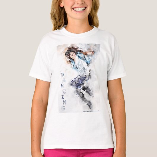 T-shirt Fille dansante (Devant)