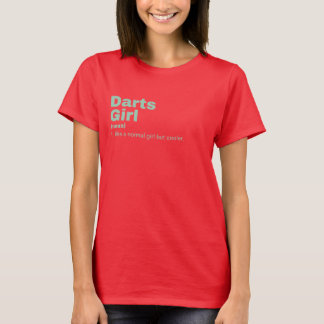 T-shirt Fille d'art - fléchettes