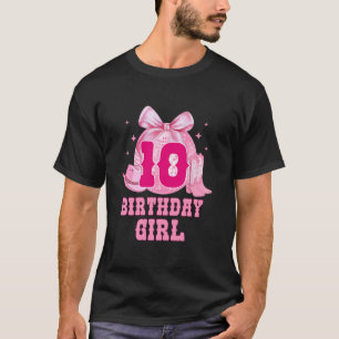 T-shirt Fille de 10 ans Cowgirl Coquette Arc Thème Occiden