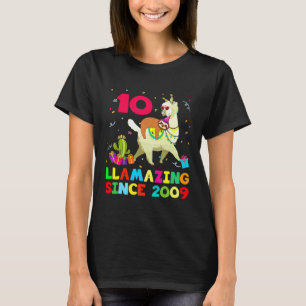 T-shirt Fille de 10 ans pour son 10ème anniversaire Paress