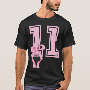 T-shirt Fille de 11 ans coquette arc rose esthétique pour