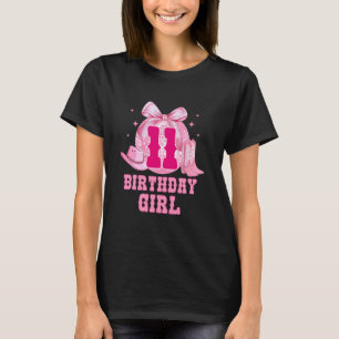 T-shirt Fille de 11 ans Cowgirl Coquette Bow Thème Western