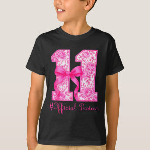 T-shirt Fille de 11 ans pour son 11e anniversaire officiel