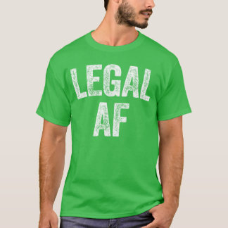 T-shirt Fille de 21 ans légale AF