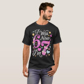T-shirt Fille de 7 ans pour son anniversaire - J'avais 6 a (Devant entier)