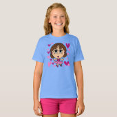 T-shirt Fille de ballerine (Devant entier)
